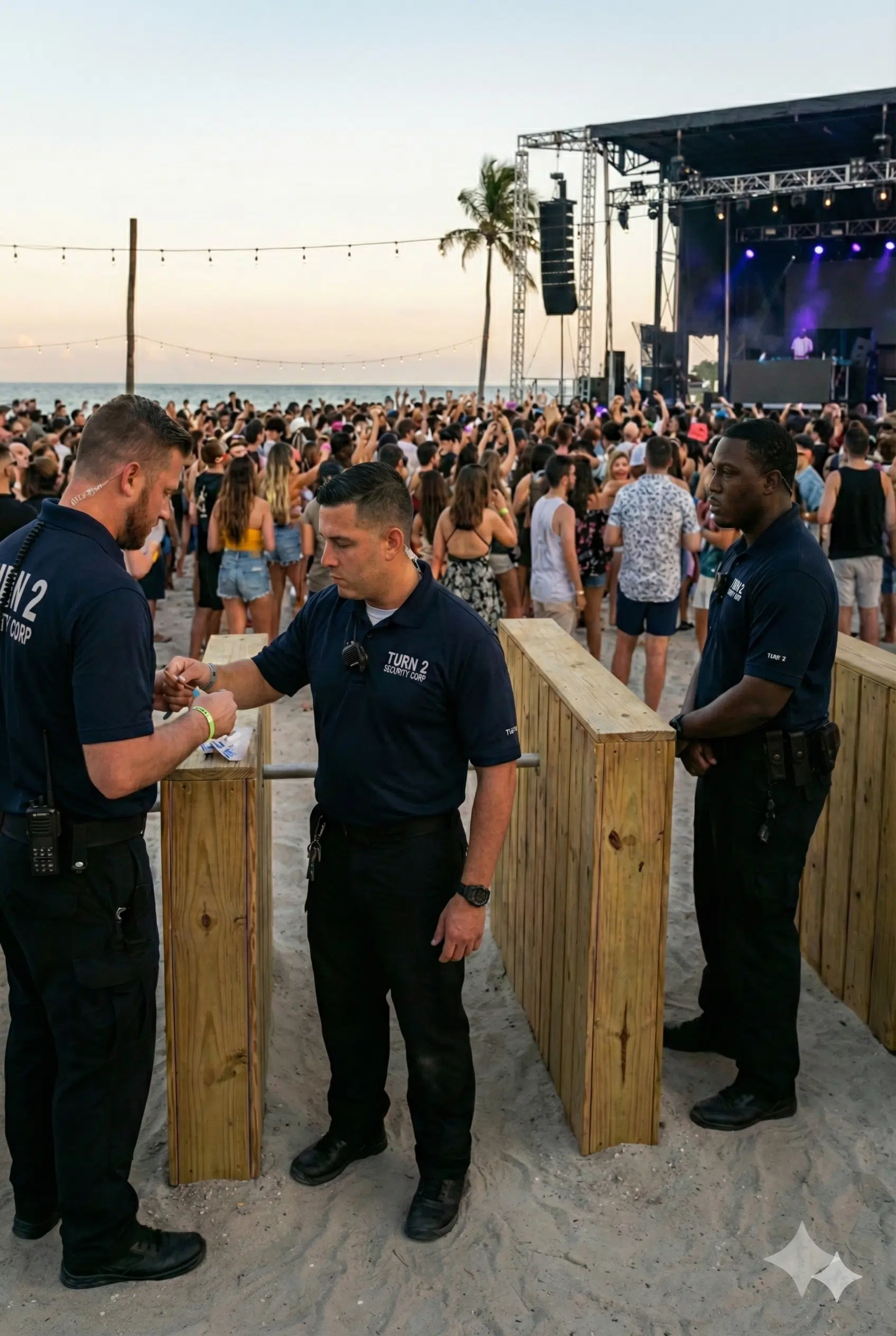 Turn 2 Security team on duty